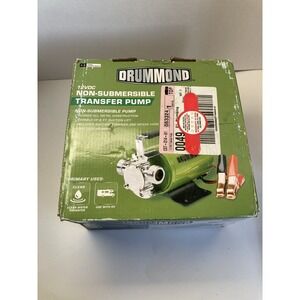 Drummond 12VDC Transfer Pump 290 GPH Clear Water 63324